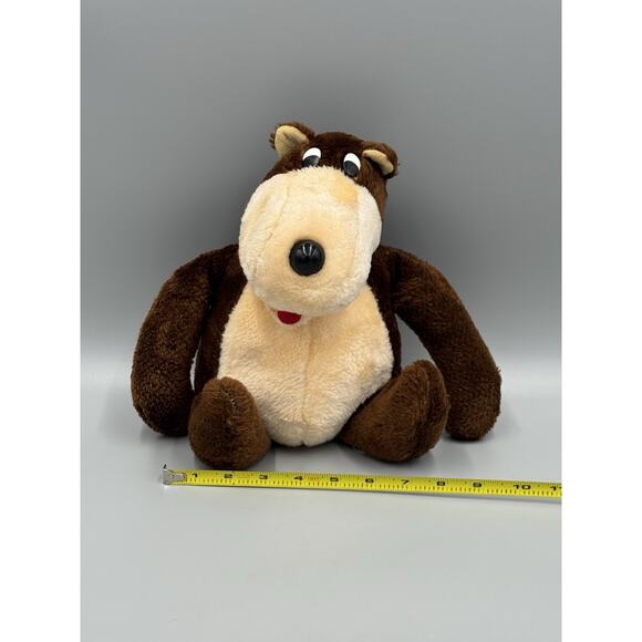 Vintage B.J. Toy Company Brown Bear 10" Stuffed Animal - Picture 4 of 10